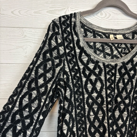 MOTH Anthropologie Cable Knit Sweater Dress Size Small - Picture 3 of 9